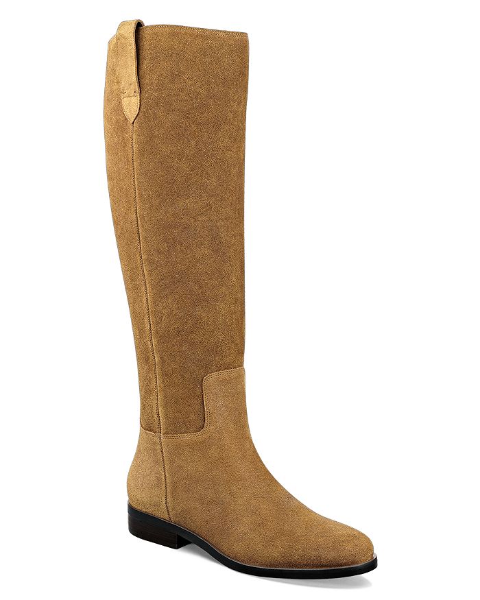 IVANKA TRUMP Adee Suede Flat Riding Boots Bloomingdale s