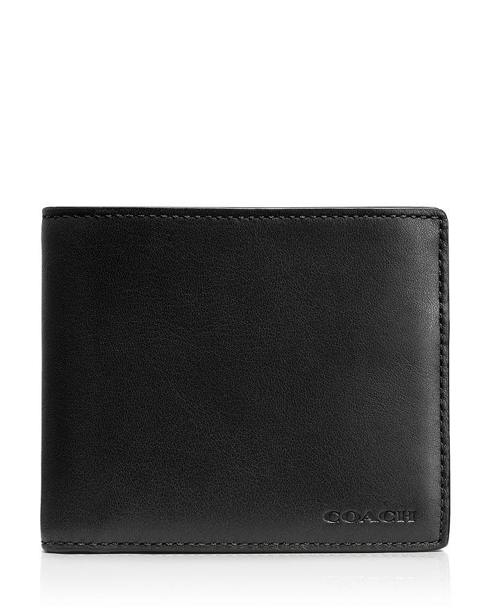 COACH Leather Bi Fold Wallet & Removable Card Case | Bloomingdale's