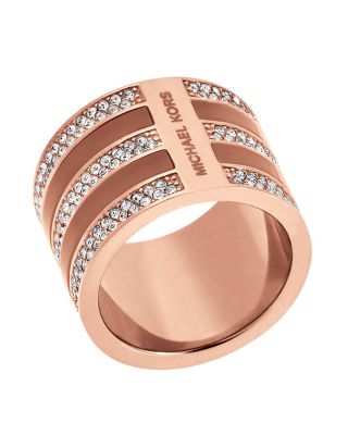 Michael Kors Pave Barrel Ring Barrel rings Michael kors jewelry
