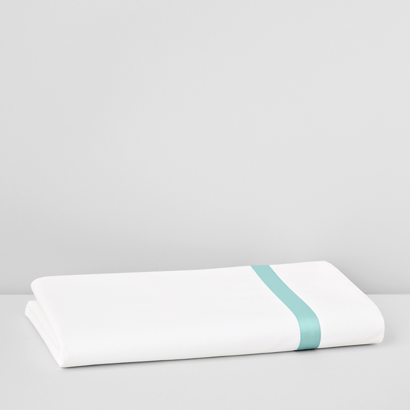 Matouk Lowell Flat Sheet, King In Lagoon