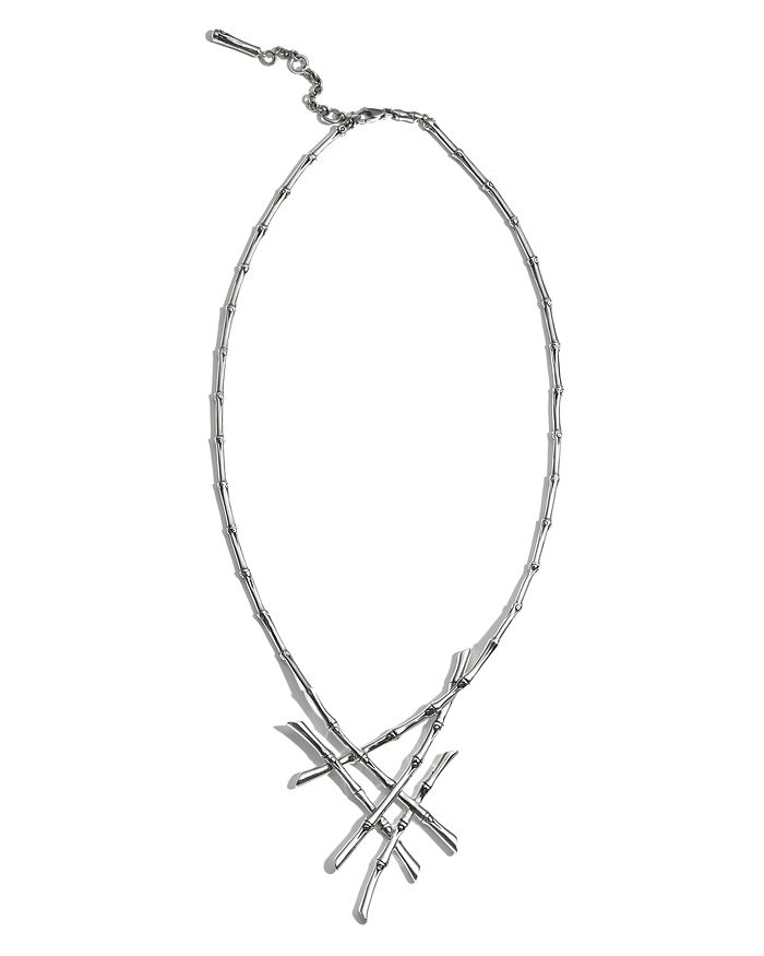 JOHN HARDY STERLING SILVER BAMBOO COLLAR NECKLACE, 18,NB5898X18