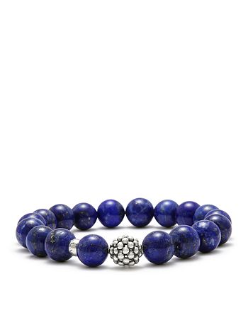 LAGOS - Caviar Ball Beaded Lapis Bracelet, 10mm