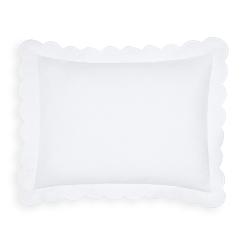 Matouk Diamond Pique Boudoir Sham In White