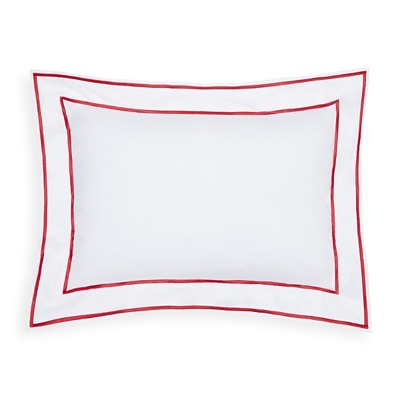 Matouk Ansonia Boudoir Sham In Red
