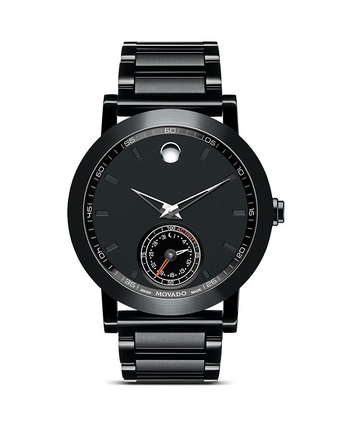 Movado Museum Sport Motion Smartwatch, 44mm In Black