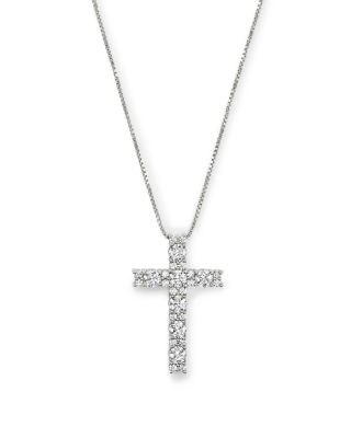 bloomingdale's diamond cross necklace