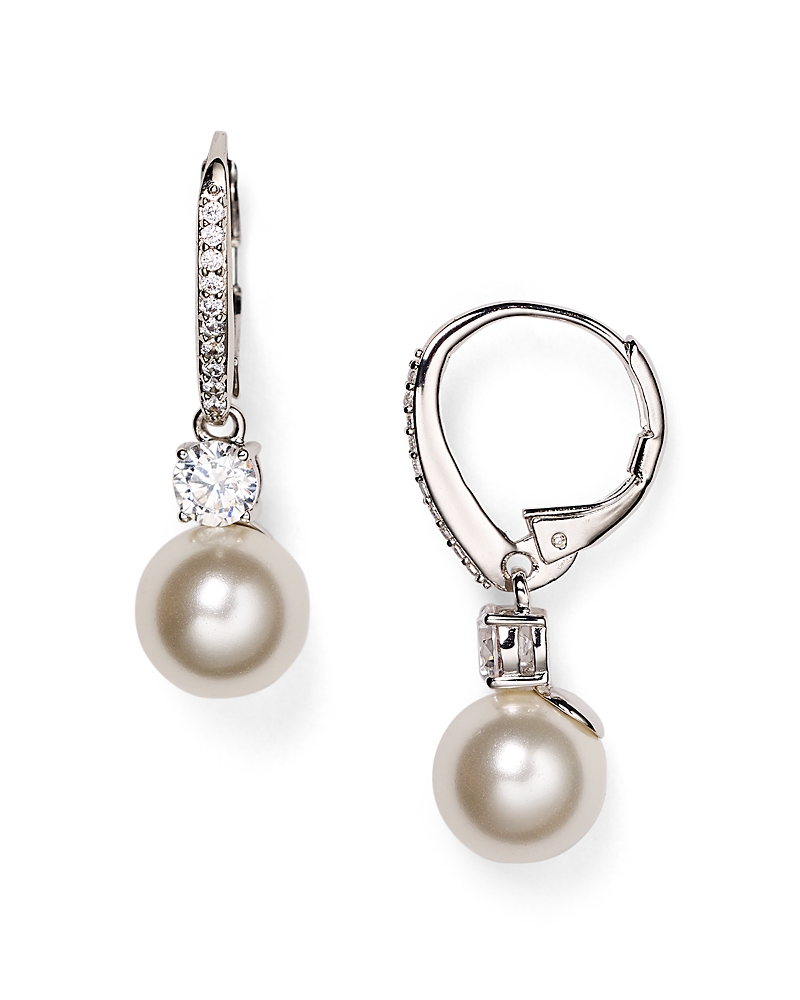 Nadri Drop Earrings In Silver