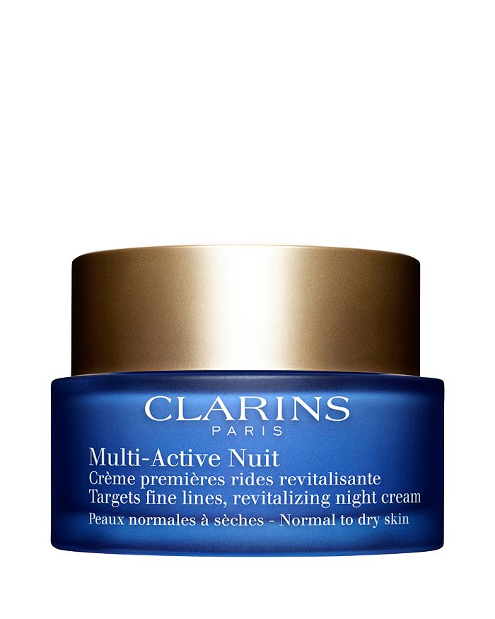 CLARINS MULTI-ACTIVE ANTI-AGING NIGHT MOISTURIZER FOR GLOWING SKIN, DRY SKIN,004534
