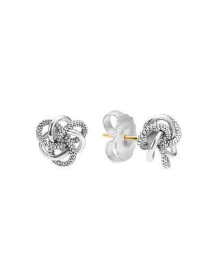 LAGOS - Sterling Silver Love Knot Stud Earrings
