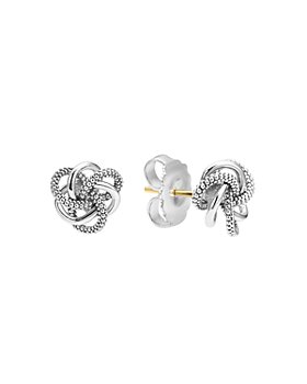 LAGOS - Sterling Silver Love Knot Stud Earrings