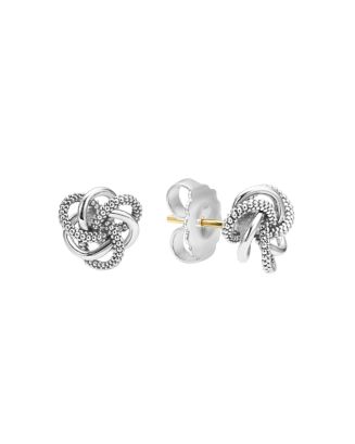 LAGOS Sterling Silver Love Knot Stud Earrings | Bloomingdale's