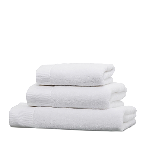 Frette Diamond Bordo Hand Towel In White