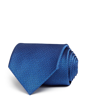 The Men's Store At Bloomingdale's Tonal Micro Pattern Wide Tie - 100% Exclusive In Royal