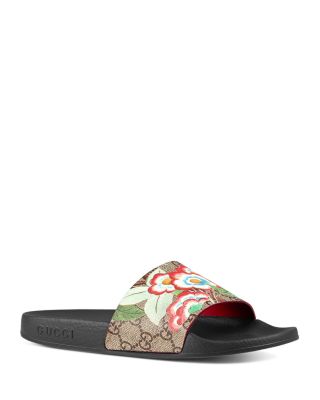 gucci butterfly slides