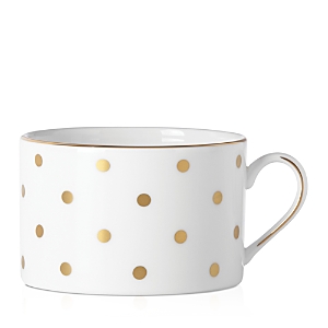 Kate Spade New York Larabee Road Cup In White/24k Gold