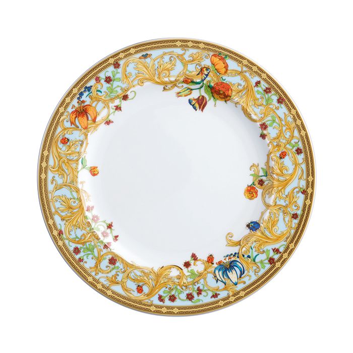 Versace Rosenthal Meets  Butterfly Garden Dinner Plate