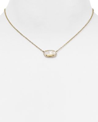 Elisa Birthstone Necklace, 15"
