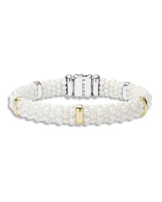 lagos white bracelet