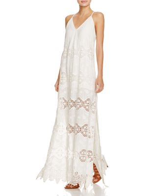 Alice and Olivia - Raine Lace Inset Maxi Dress