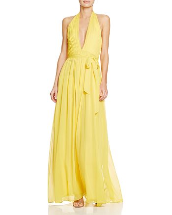 Alice and Olivia Alice + Olivia Kassidy Halter Gown | Bloomingdale's