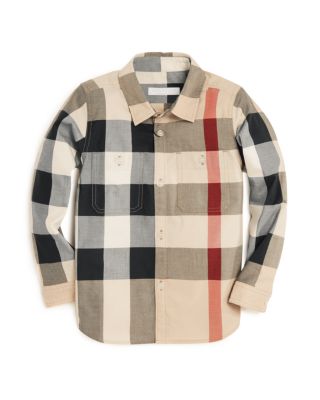 infant burberry button up