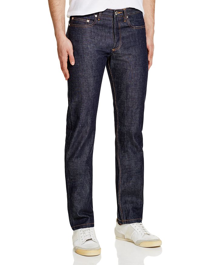 A.P.C. New Standard Straight Fit Jeans in Indigo | Bloomingdale's