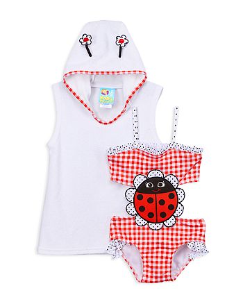 Baby Buns Baby Girls' Ladybug Swim Set - Sizes 12-24 Months - Compare ...