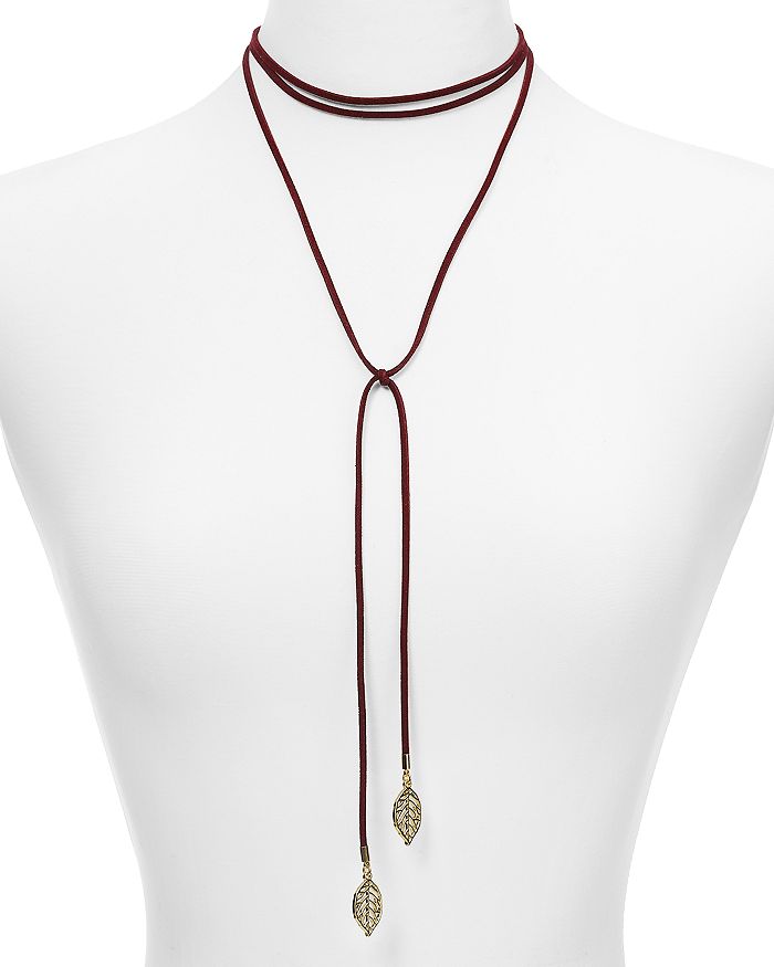 AQUA - Dallas Leaf Choker Necklace, 12" - 100% Exclusive
