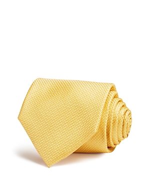 The Men's Store At Bloomingdale's Tonal Micro Pattern Wide Tie - 100% Exclusive In Yellow