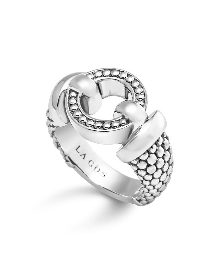 LAGOS - LAGOS Sterling Silver Beaded Ring