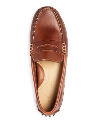 Cole Haan Men\'s Tan Grant Canoe Penny Leather Loafers Cole Haan Grant Canoe Penny Loafer in Tan – Country Club Prep main image 2