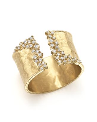 Bloomingdale's Diamond Cuff Ring in 14K Yellow Gold, 0.30 ct. t.w.