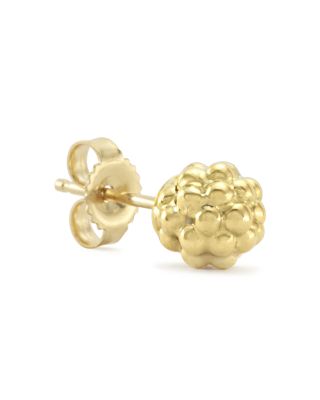 Lagos 18K Gold Stud Earrings
