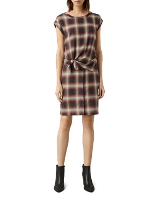 all saints check dress