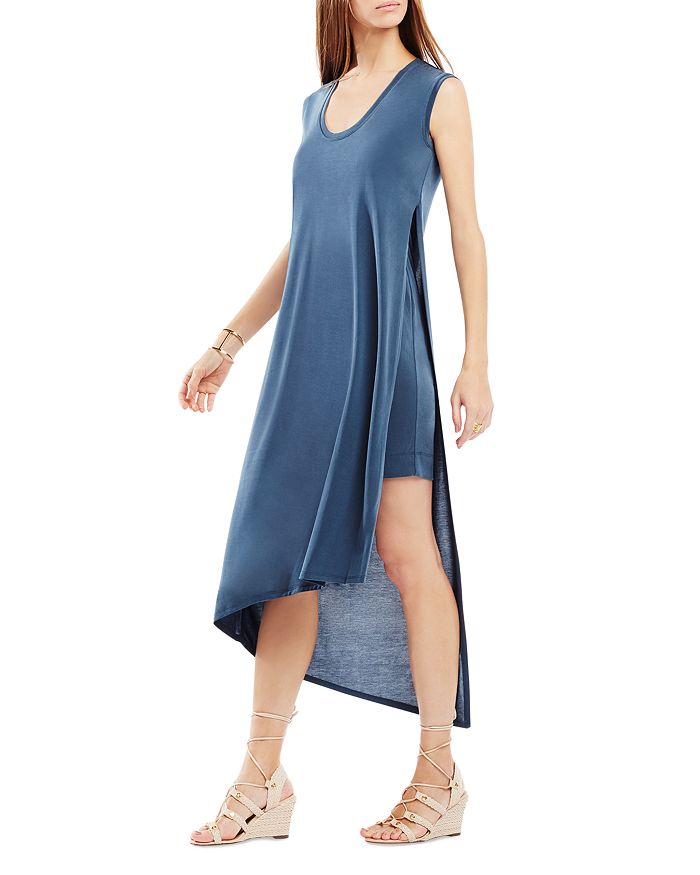 BCBGMAXAZRIA Natallie Asymmetric High Low Jersey Dress