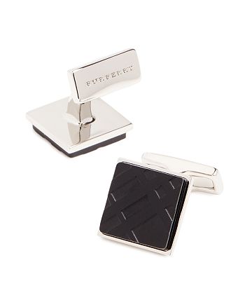 Burberry Square Check Cufflinks | Bloomingdale's