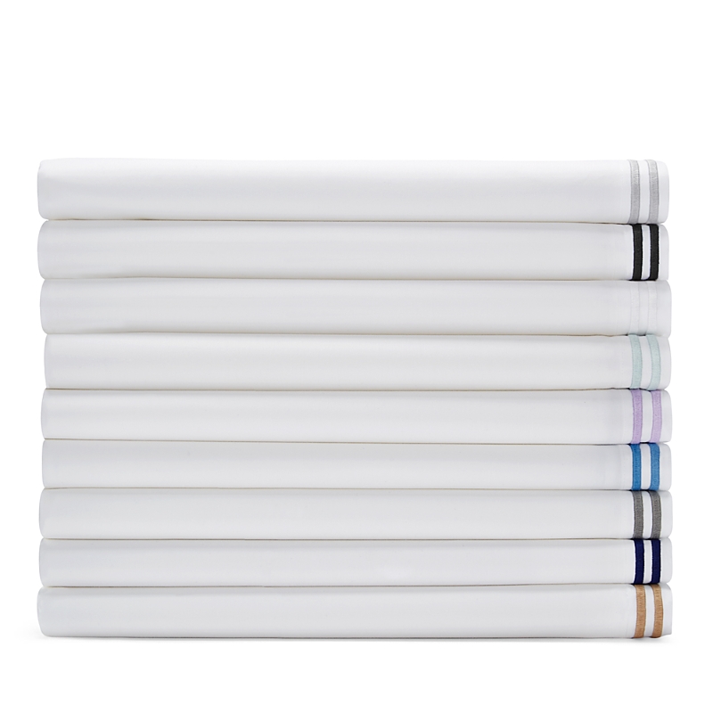 Shop Hudson Park Collection Italian Percale Flat Sheet, Queen - Exclusive In White