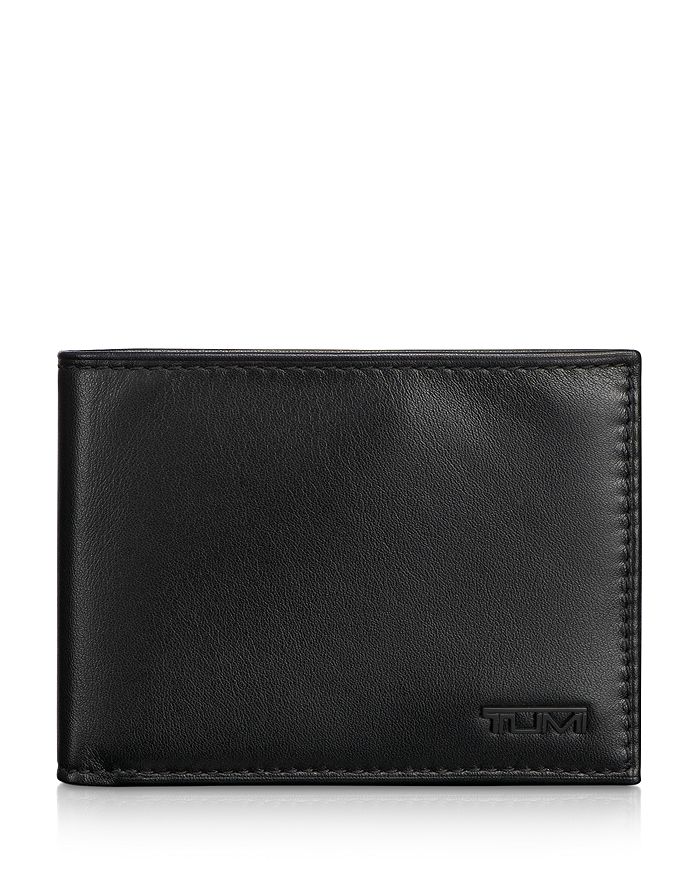 Shop Tumi Double Billfold Wallet In Black