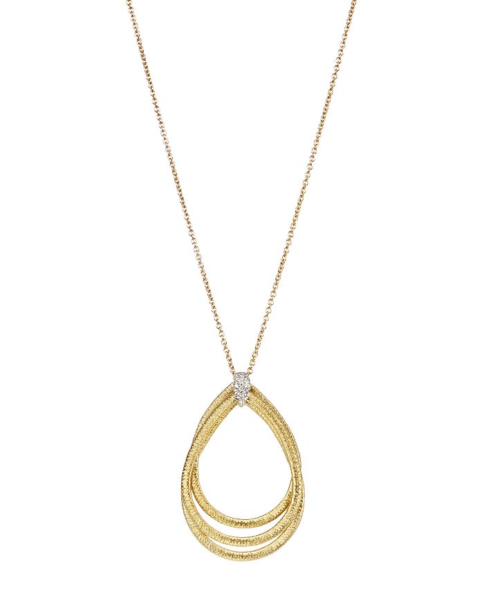 Marco Bicego 18K Yellow Gold Cairo Pendant Necklace with Diamonds