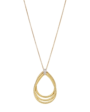 Marco Bicego 18K Yellow Gold Cairo Pendant Necklace with Diamonds, 16.5
