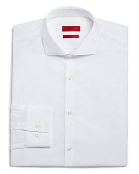 HUGO - Jason Slim Fit Long Sleeve Cotton Dress Shirt