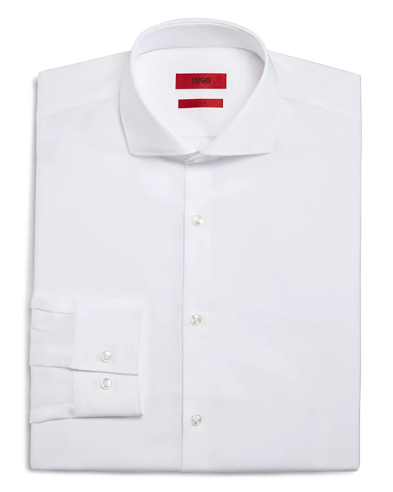 Hugo Jason Slim Fit Long Sleeve Cotton Dress Shirt