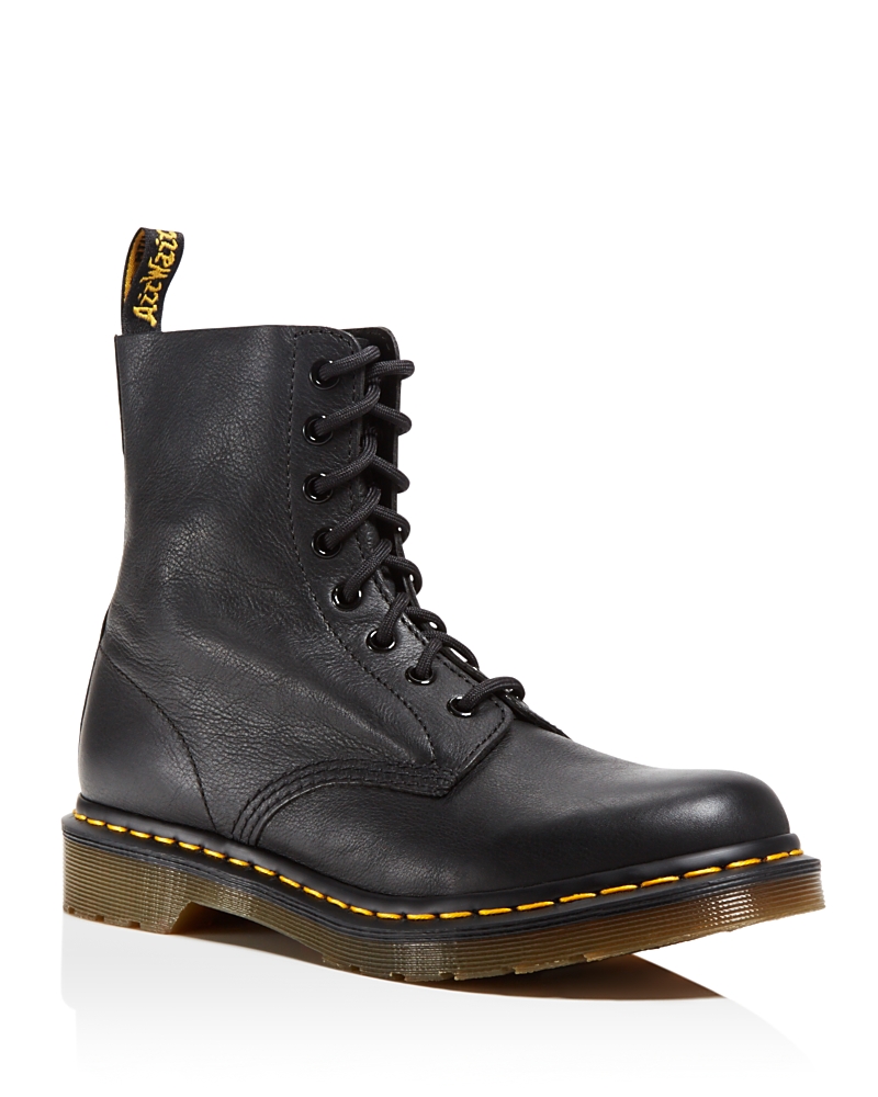 Dr. Martens 1460 Women's Smooth Leather Lace Up Boots In Black