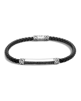 men's black sapphire bracelet