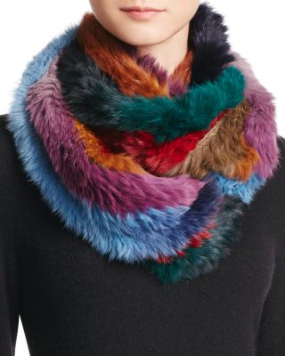bloomingdales fur scarf