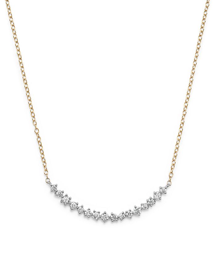Diamond sales scatter necklace