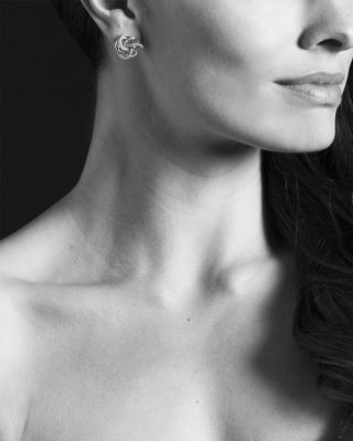 LAGOS Sterling Silver Knot &amp;quot;Caviar&amp;quot; Earrings