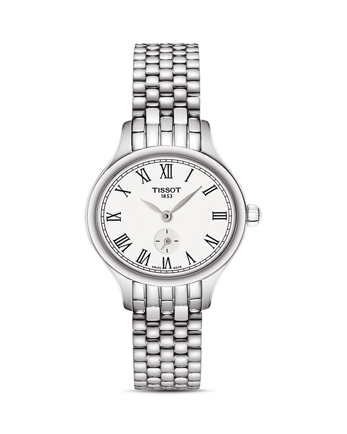 Shop Tissot Bella Ora Piccola Watch, 27mm In White/silver
