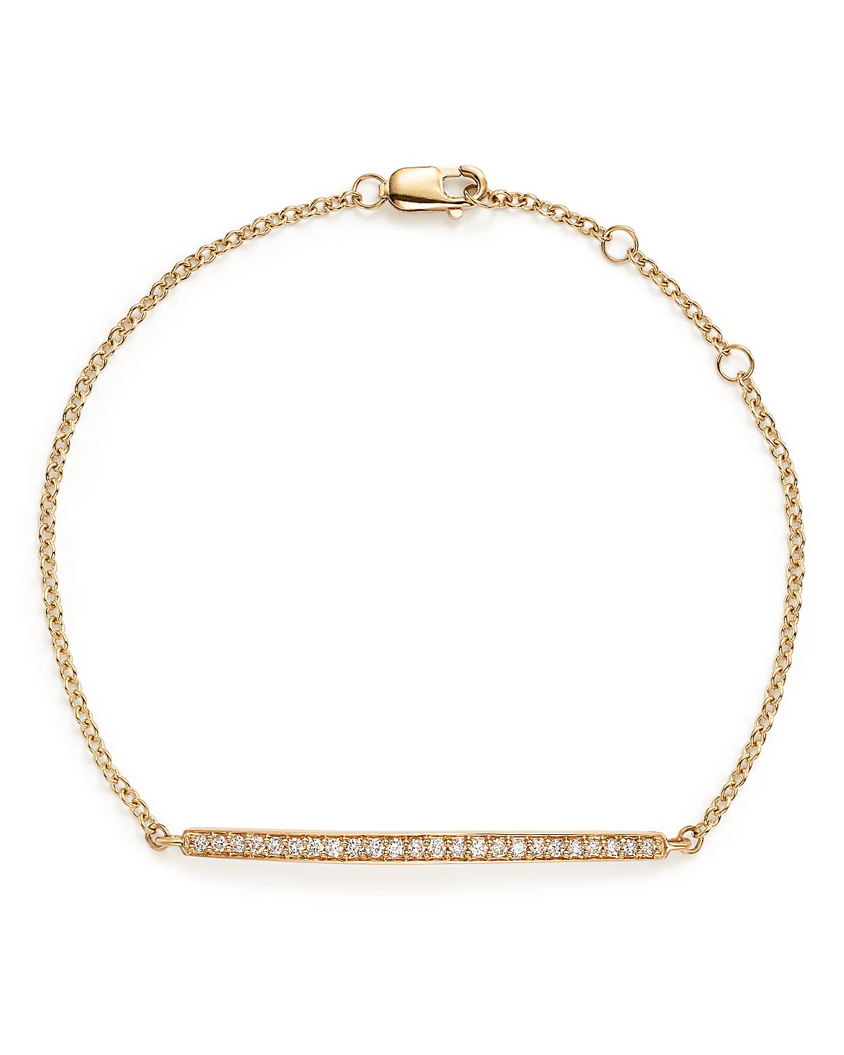 Diamond Bar Bracelet