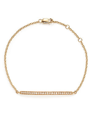 Diamond Bar Bracelet in 14K Yellow Gold,.25 ct. t.w. - 100% Exclusive